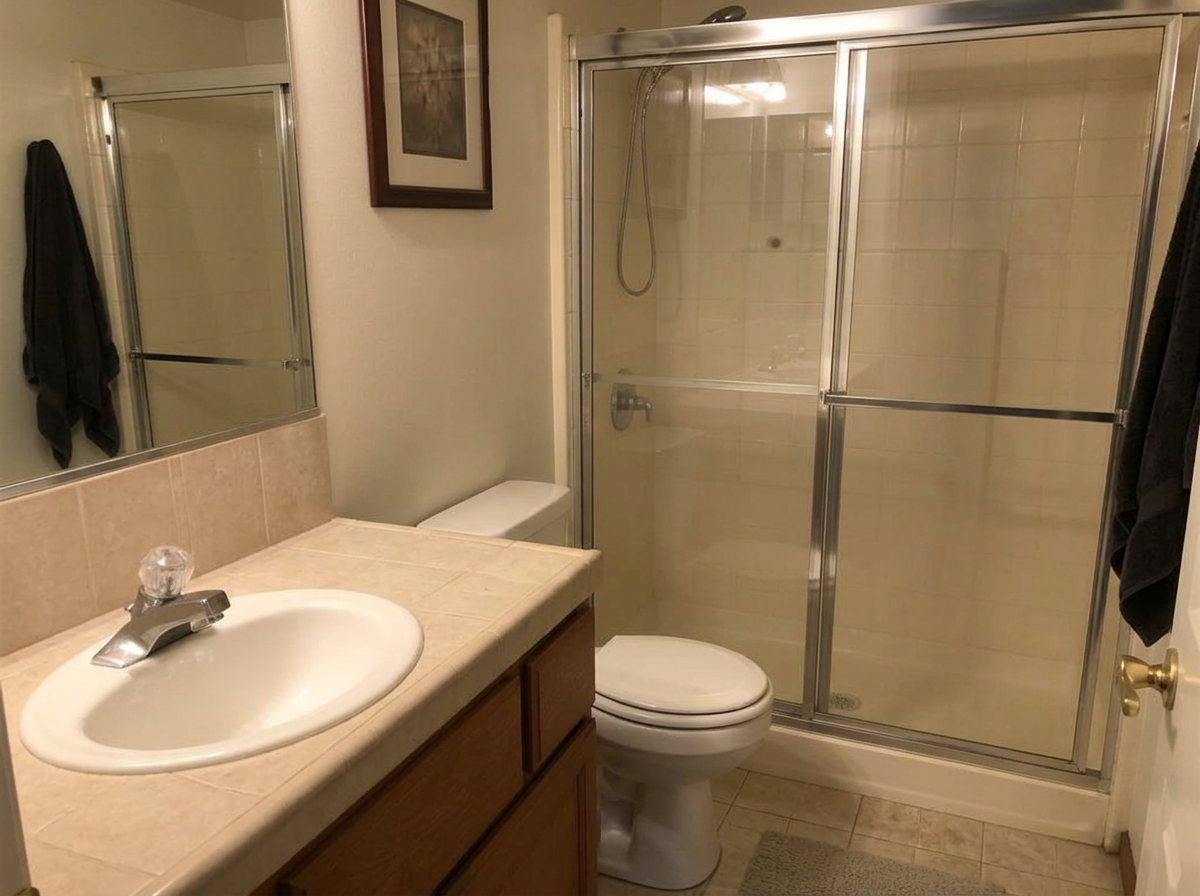 Master Bath — Granada Hills after cleaning